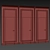 Hidden Wall Door Set 3D model small image 4