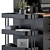 Elegant Home Office Furniture 3D model small image 3