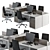 ErgoOffice - Employee Set 31 3D model small image 1