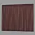 Elegant Geometric Curtains 3D model small image 3