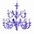 Elegant Roberto Giovannini Chandelier 3D model small image 2