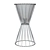 Sleek Hourglass Table Lamp 3D model small image 2