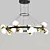 Anzazo Merkury: Elegant Ring Chandelier 3D model small image 6