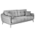 Elegant Como Sofa: Timeless Comfort 3D model small image 4