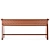 Augustin Rose Luxury Bench 3D model small image 3