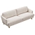 Yukon KAZA: Stylish 3-Seater Sofa 3D model small image 2