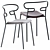 The Stylish Genoa Chair 3D model small image 1