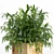 Title: Natural Wood Plant Set - 130 cm 3D model small image 8
