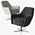 Elegant Swivel Chair: Serena 3D model small image 3