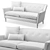 Modern Finn Sofa: Stylish, Comfortable, and Contemporary 3D model small image 3