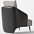 Elegant Brigitte Armchair: Handmade Italian Luxury 3D model small image 2