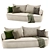 Sleek Bart Moooi Sofa 3D model small image 3