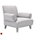 Eichholtz Fausto: Stylish Art-Deco Armchair 3D model small image 4