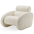 Cosy Curves: Munna Frank Armchair 3D model small image 2