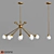 Elegant Pontil Pendant Lights 3D model small image 1