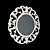 Sleek Round Mirror Frame 3D model small image 2