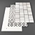 Modern Rugs Set: High Resolution, 5 Textured Pieces 3D model small image 1