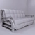 Sultry Flair: Flamenco Sofa 3D model small image 4