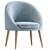 Oreved Armchair: Stylish and Comfy 3D model small image 3