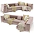 Sophisticated and Spacious Formerin Brera Sofa 3D model small image 3