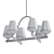 Luxury 6-Light Crystal Chandelier 3D model small image 2