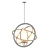 Sleek and Stylish: Kichler Ibis Chandelier 3D model small image 1