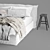 Hale Mercantile Co Linen Dream Bed 3D model small image 2