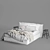 Hale Mercantile Co Linen Dream Bed 3D model small image 5