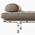 Vintage Horst Bruning Daybed: Alfred Kill International 1968 3D model small image 3