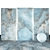 Elegant Gray Blue Onyx Texture 3D model small image 1