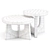 Sculptural Elegance: Poliform Nara Coffee Tables 3D model small image 2