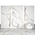 Elegant Nil White Marble Tiles 3D model small image 1