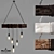 Handcrafted Wooden Pendant Light 3D model small image 9