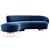 Curved Freeform Sofa: Stylish & Spacious 3D model small image 3