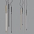 Elegant Colibri Suspension Lights 3D model small image 2