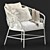 Ibiza White Hanging Armchair Kare 3D model small image 1