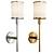 Elegant Aberdeen Sconce 3D model small image 1