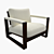 Cozy Milo Lounge Chair 3D model small image 1