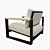 Cozy Milo Lounge Chair 3D model small image 3