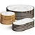 Seora Oyster Coffee Tables: Stylish and Versatile Furniture 3D model small image 1