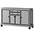 Elegant Coralayne Sideboard, 1470mm width, 865mm height, 460mm depth 3D model small image 3