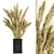 Decorative Dried Wheat Bundle 3D model small image 1