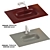 ARTELINEA Undercounter Wash Basin Set 3D model small image 5