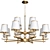 Elegant Aureola Pendant Chandelier 3D model small image 3