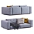 Flexform Grande Sofa: Elegant Comfort 3D model small image 4