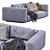 Flexform Grande Sofa: Elegant Comfort 3D model small image 7