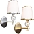 Elegant Aura Wall Sconce 3D model small image 3