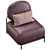 Luxury Leather Armchair: Pawai 3D model small image 6