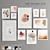 Elegant Art Frame Collection 3D model small image 1