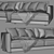 Elegant Poliform Bristol Chaise 3D model small image 4